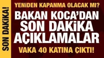 Bakan Koca'dan vaka a&ccedil;ıklaması