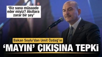 Bakan Soylu'dan &Uuml;mit &Ouml;zdağ'ın 'Mayın' &ccedil;ıkışına &ccedil;ok sert tepki!