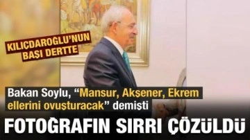 Bakan Soylu'nun paylaştığı Kılı&ccedil;daroğlu ile ilgili esrarengiz fotoğrafın gizemi &ccedil;&ouml;z&uuml;ld&uuml;