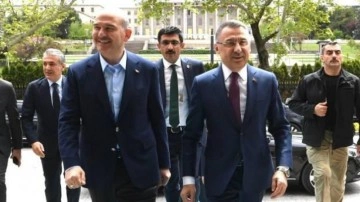 Bakan Soylu'ya peş peşe s&uuml;rpriz ziyaretler