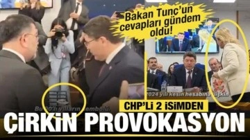 Bakan Tunç'tan peş peşe salvolar: CHP'lilerin provokasyonları sert kayaya çarptı!