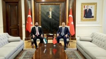 Bakan Yerlikaya, Suriyeli mevkidaşı ile görüştü