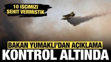 Bakan Yumaklı'dan orman yangını açıklaması: Kontrol altına alındı!