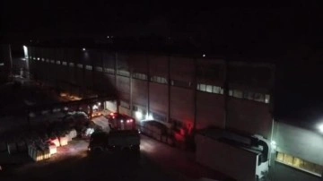 Balıkesir'de kağıt fabrikasında yangın