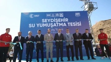 Başkan Altay, Seydişehir'e kazandırılan 65 milyon liralık su yumuşatma tesisini açtı