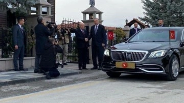Başkan Erdoğan, Devlet Bah&ccedil;eli ile g&ouml;r&uuml;ş&uuml;yor