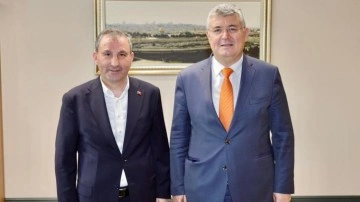 Başkan Tombaş’tan Mehmet Acet’e hayırlı olsun ziyareti