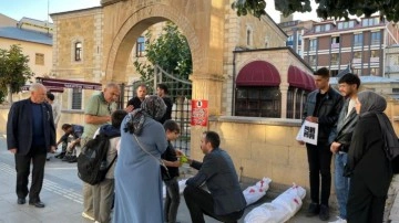 Bayburt'ta üniversite öğrencilerinden anlamlı tepki