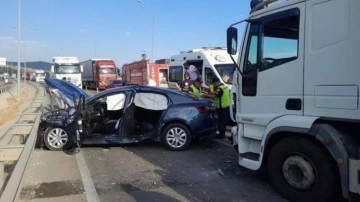 Belediye başkanı kaza geçirdi! Araç hurdaya döndü