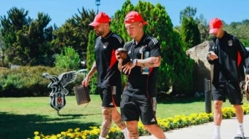 Benfica, Fenerbahçe maçından sonra Beşiktaş'ı ziyaret etti