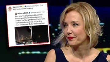 Berna Laçin, İran'in İsrail'e misilleme saldırısını 'korkunç' buldu!