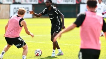 Beşiktaş'ın sakatlanan yeni transferi antrenmanlara başladı