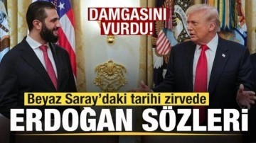 Beyaz Saray’daki tarihi zirvede Erdoğan sözleri!