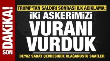 Beyaz Saray yakınlarında iki ABD askeri vuruldu! Trump'tan ilk açıklama