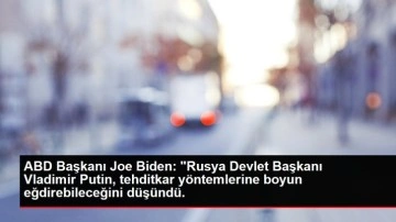 Biden, ABD hava sahasını Rus u&ccedil;aklarına kapattıklarını a&ccedil;ıkladı