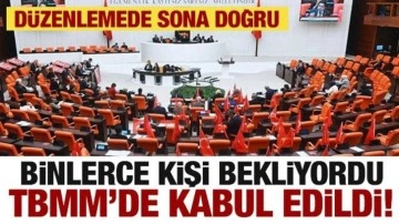 Binlerce kişinin beklediği yargı paketi komisyonda kabul edildi