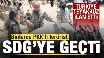Binlerce PKK'lı terörist SDG'ye geçti! Türkiye teyakkuz ilan etti