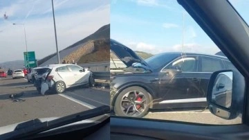 Bir haftada ikinci kez! Kuzey Marmara Otoyolu'nda zincirleme kaza. Yaralılar var