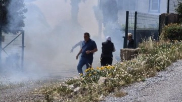 Bodrum'da yerleşim yeri yakınlarında yangın! 5 hektar etkilendi