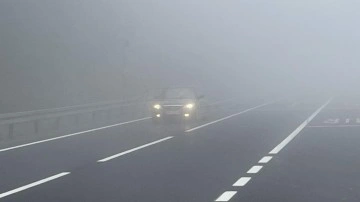 Bolu Dağı geçişinde sis etkili