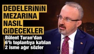 B&uuml;lent Turan'dan Babacan ve Davutoğlu'na şok s&ouml;zler: Dedelerinin mezarına nasıl gidecek