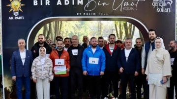 Bursa'da Gazze'ye destek için "Bir Adım, Bin Umut" koşusu düzenlendi