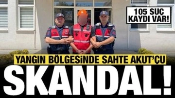 Bursa'da skandal olay: Sahte AKUT'çu orman yangını bölgesinde yakalandı!
