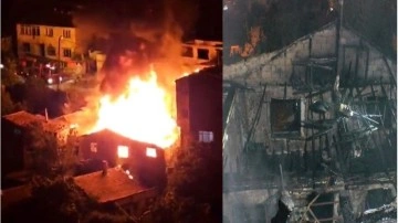 Buzdolabı patladı, 4 gecekondu kül oldu