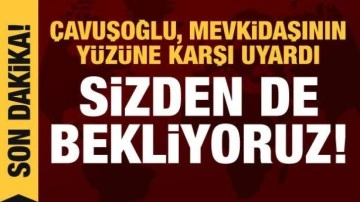 &Ccedil;avuşoğlu, mevkidaşının y&uuml;z&uuml;ne karşı s&ouml;yledi: PKK'ya karşı tedbir alın!