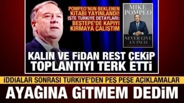 &Ccedil;avuşoğlu ve Kalın'dan Pompeo'nun kitabındaki iddialar hakkında a&ccedil;ıklama