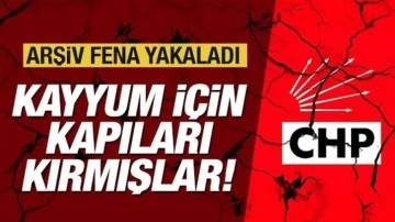 CHP’de kayyum ikiyüzlülüğü... Arşiv fena yakaladı: Kapıları kırmışlar!