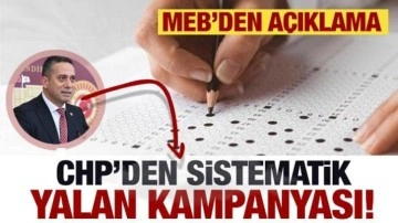 CHP'den MEB ve Bakan Tekin'e yönelik sistematik yalan kampanyası! MEB'den net açıklam