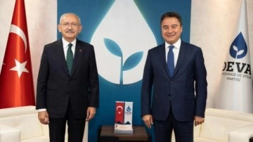 CHP Genel Başkanı Kılı&ccedil;daroğlu, DEVA Partisi Genel Başkanı Babacan'la g&ouml;r&uuml;şt&uuml;
