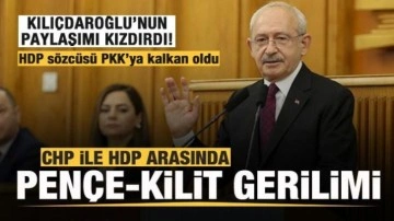 CHP ile HDP arasında 'Pen&ccedil;e-Kilit' gerilimi! Kılı&ccedil;daroğlu'nun a&ccedil;ıklaması kızdırdı