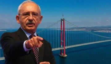 CHP lideri Kılı&ccedil;daroğlu'na &Ccedil;anakkale K&ouml;pr&uuml;s&uuml; tepkisi... 