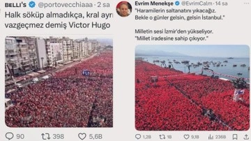 CHP'liler AK Parti mitingini CHP İzmir mitingi diye paylaştılar!