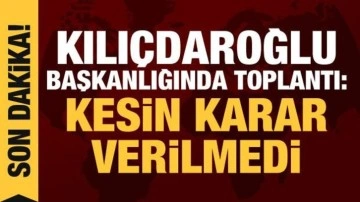 CHP'de hareketli saatler! Kılı&ccedil;daroğlu belediye başkanlarıyla g&ouml;r&uuml;şt&uuml;, MYK'yı topladı