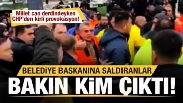CHP'den kirli provokasyon! Sel b&ouml;lgesinde Belediye başkanına saldıranlar bakın kim &ccedil;ıktı!