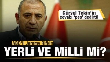 CHP'li G&uuml;rsel Tekin 'Jeremy Rifkin yerli ve millidir' dedi! Spikerin tepkisi olay old