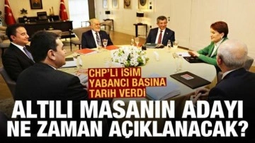 CHP'li &Uuml;nal &Ccedil;evik&ouml;z tarih verdi: Altılı masanın adayı ne zaman a&ccedil;ıklanacak?