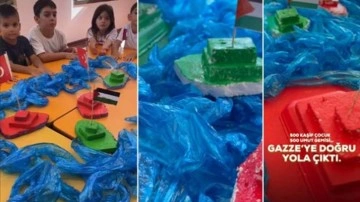 Çocuklar tarafından 527 gemi Gazze’ye gönderildi