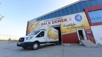 Çorum Halk Ekmek’te 210 gram ekmek 10 TL'ye satılacak
