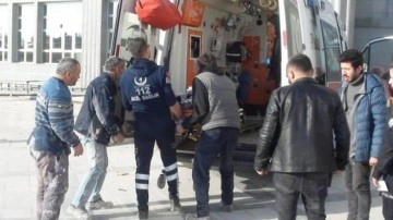 &Ccedil;orum inşattan d&uuml;şen bir iş&ccedil;i yaralandı!
