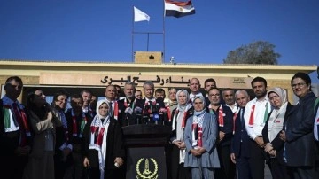 Cumhur İttifakı heyeti, Filistinliler için Refah Sınır Kapısı'nda