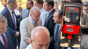 Cumhurbaşkanı Erdoğan'a sürpriz hediye: Plakası büyük beğeni topladı