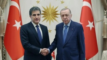 Cumhurbaşkanı Erdoğan, Barzani ile görüştü