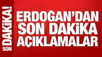 Cumhurbaşkanı Erdoğan'dan KKTC'de önemli açıklamalar