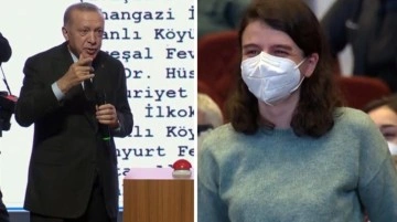 Cumhurbaşkanı Erdoğan, gen&ccedil; &ouml;ğretmenin atandığı ili duyunca espriyi patlattı: Oo tam da mevsimi