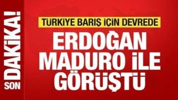 Cumhurbaşkanı Erdoğan, Maduro ile telefonda görüştü