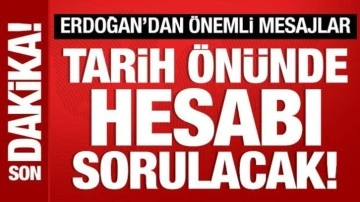 Cumhurbaşkanı Erdoğan: Masum yavruların hesabı sorulacak!